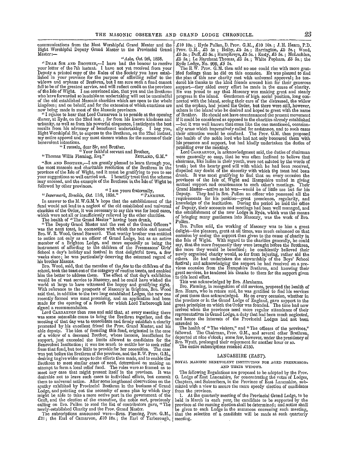 The Masonic Observer: 1858-12-20: 23