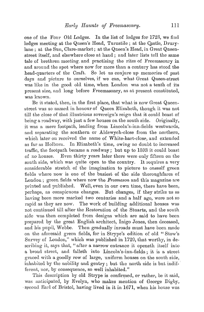 The Masonic Monthly: 1882-08-01 - Early Haunts Of Freemasonry.